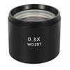Lab Microscope Accessories 0.5X 2X 0.7X Auxiliary Glass Lens for Industry Digital Video Stereo Microscope Camera(0.3X) view 1