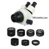 Lab Microscope Accessories 0.5X 2X 0.7X Auxiliary Glass Lens for Industry Digital Video Stereo Microscope Camera(0.3X) view 2