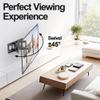 CEKGDB TV Wall Mount for 32-75 inch, Full Motion TV Mount Bracket Articulating Swivel Extension Tilting Leveling Max VESA 600x400mm view 4