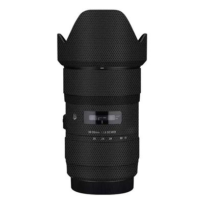 Camera Lens Premium Protector Film Sticker for Sigma 18-35mm F1.8 DC HSM Art Fit for Canon Mount Camera Skin Vinyl Wrap Film Body Protective Decal Protector Coat(Matrix Black)
