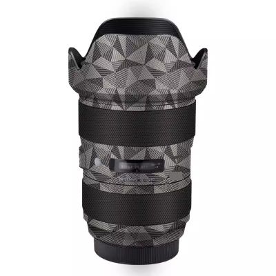 Anti-Scratch Camera Lens Sticker for Sigma Art 24-35mm F2 DG Fit for Canon EF Mount Camera Coat Wrap Protective Film Body Protector Skin Cover Decals Cost 1:2 24-35 2(Triangle Titanium)