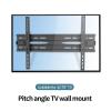 MGTCAR Universal TV Wall Mount Adjustable Ultra Slim Plasma Tilted Monitor LCD Ultra HD TV Wall Bracket Suitable for 26''-70'' view 2