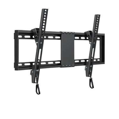 BUDAY Universal Tilt TV Mount for Most 37-75 Inch TV, Loading Capacity 50kg, Max Vesa 600 x 400mm, Low Profile Flat Wall Mount Bracket