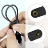 2 Pack Cord Organizer, Leather Cable Management, Earphone Clips Ties, Cable Straps, USB Straps, Stocking Stuffers for Men (Black) view 4