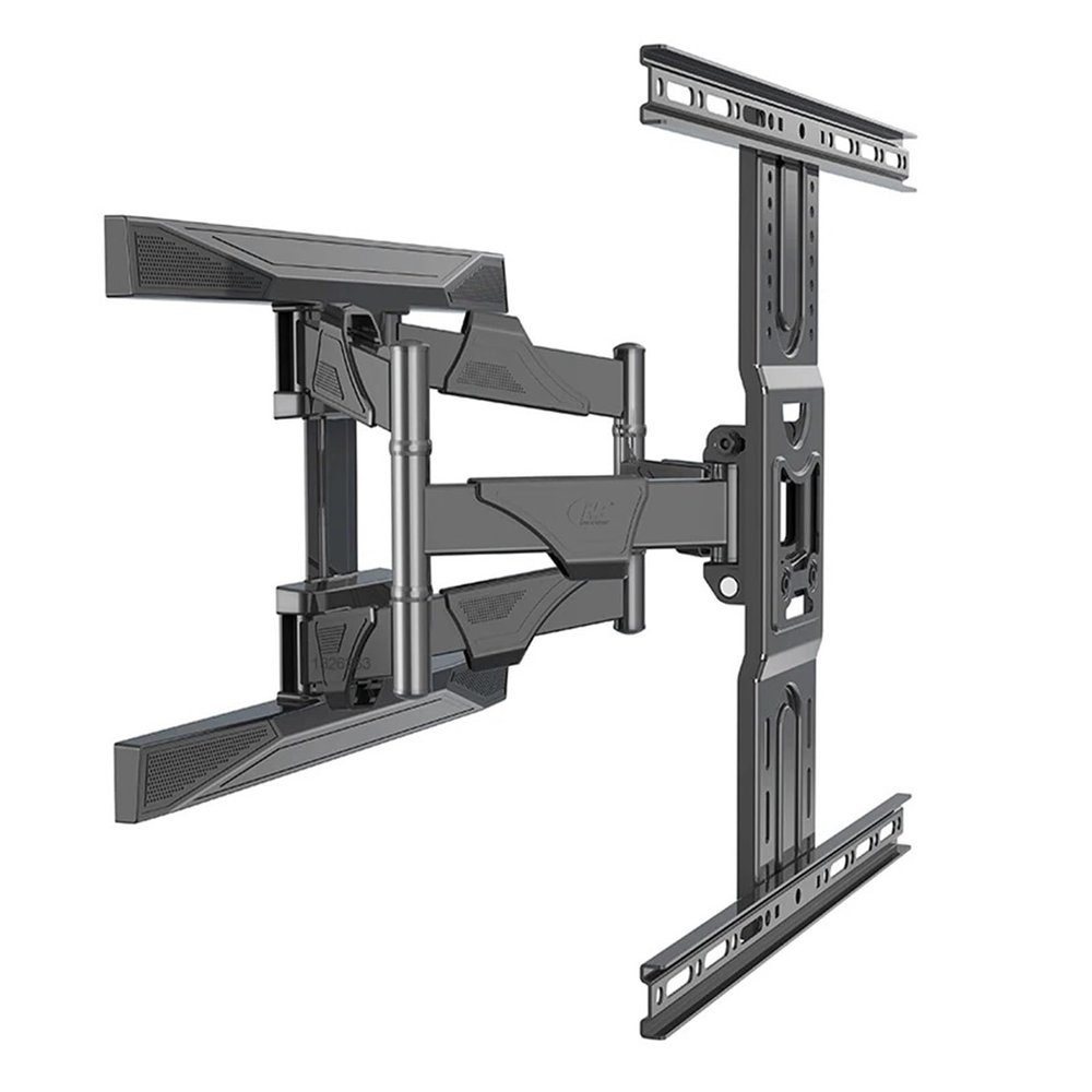 BRART P6 Full Motion 45-75 inch TV Wall Mount Flat Panel LED LCD Display Mount Bracket MAX.VESA 600x400mm Load 45.5kgs