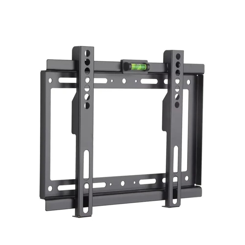 BUDAY Tv Wall Mount Bracket Universal Flat Screen Tvs Monitors Universal Tv Monitor Mount Max Vesa Low Profile Fixed for 14-32 Inch