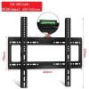 BUDAY Adjustable Tv Monitor Mount Universal Low Profile Flat Tv Wall Mount 26-60Inch Tv Rack with Level Holder for LCD Led Tv Screen view 2
