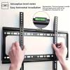 BUDAY Adjustable Tv Monitor Mount Universal Low Profile Flat Tv Wall Mount 26-60Inch Tv Rack with Level Holder for LCD Led Tv Screen view 4