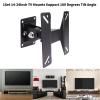 MAALYA 14-24Inch TV Mounts LCD LED Monitor Wall Mount Bracket Fixed Flat Panel TV Frame Support 180 Degrees Tilt Angle w/Screw view 2