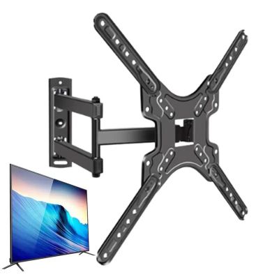 BRART Universal Retractable TV Mounts Wall Mount Bracket Load Bearing 25KG for 14 to 60 inches LCD Monitor TV Stand Expansion Bracket