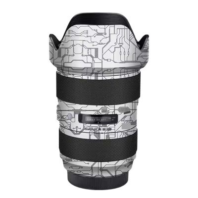 Anti-Scratch Camera Lens Sticker for Sigma Art 24-35mm F2 DG Fit for Canon EF Mount Camera Coat Wrap Protective Film Body Protector Skin Cover Decals Cost 1:2 24-35 2(Circuit White)