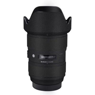Anti-Scratch Camera Lens Sticker for Sigma Art 24-35mm F2 DG Fit for Canon EF Mount Camera Coat Wrap Protective Film Body Protector Skin Cover Decals Cost 1:2 24-35 2(Frosted Black)