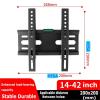 BUDAY LED LCD TV Wall Mount Bracket Tilt Adjustable Strengthen Support for 14''-42'' Load Up to 40kg VESA 200 * 200 view 2