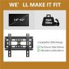 BUDAY 14-42inch TV Support Mount Adjustable Television Mounting Holder with Level Low Profile Flat TV Wall Mount for LCD LED TV Screen view 3