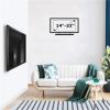 BUDAY Universal TV Bracket Low Profile TV Wall Mount Fixed for Most 14"-32" Flat/Curved TVs with Max VESA 200X200mm Up to 40kg view 4