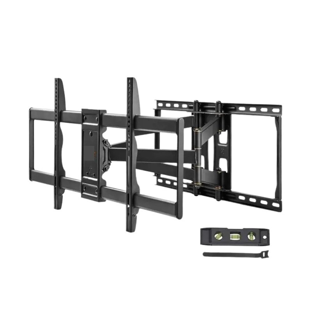 BUDAY Full Motion TV Mount Fit for Most 26-90in TVs Swivel Tilt Horizontal Adjustment TV Wall Mount Bracket W/Articulating Arms