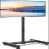 MAALYA TV Floor Stand for 13-50 Inch LCD LED Flat/Curved Panel Screen TVs Up to 44 Lbs, Height Adjustable, Portable Stand view 1