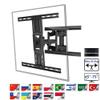 BUDAY P6 Full Motion 45-75 inch TV Wall Mount Flat Panel LED LCD Display Mount Bracket MAX.VESA 600x400mm Load 45.5kgs view 2