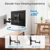 BUDAY Full Motion TV Wall Mount Brackets,Corner TV Mount for 13-32 Inches TV, Swivel Tilts Articulating Extension Max VESA 100x100mm view 3