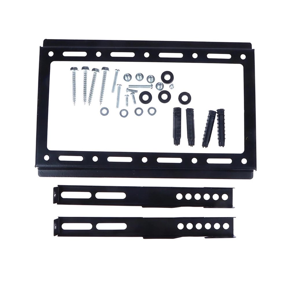 BKUANE 14-43Inch TV Mounts LCD LED Monitor Wall Mount Bracket Fixed Flat Panel TV Frame Thickness 0.8MM