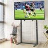 BUDAY TV Floor Stand Tall TV Stand Height Adjustable TV Mount Free Standing TV Bracket for 32-65 Flat Panel LED LCD Screens(Black) view 2
