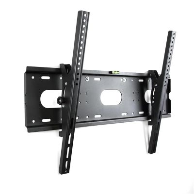 QPDRNC Durable Black Cold Rolled Steel Angle Adjustable Flip Up and Down Tilting TV Mount for 42"-85"