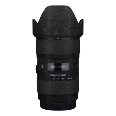 Camera Lens Premium Protector Film Sticker for Sigma 18-35mm F1.8 DC HSM Art Fit for Canon Mount Camera Skin Vinyl Wrap Film Body Protective Decal Protector Coat(Triangle Black)