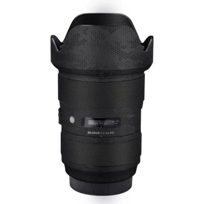 Anti-Scratch Camera Lens Sticker for Sigma Art 24-35mm F2 DG Fit for Canon EF Mount Camera Coat Wrap Protective Film Body Protector Skin Cover Decals Cost 1:2 24-35 2(Mamba Black)