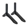 BUDAY 2pcs Universal Aluminum TV Stand Base Mount for Samsung for Vizio for Sony LCD TV Black Television Bracket Table Holder view 1
