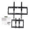 BUDAY Adjustable TV Mount Monitor Holder with Level Low Profile Flat TV Wall Mount for LCD LED TV Screen Flat Panel TV Frame(14-42inch tilt) view 4