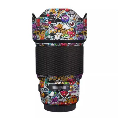 Lens Skin Anti-Scratch Camera Vinly Wrap Sticker for Sigma Art 85mm F 1.4 DG HSM Fit for Canon EF Mount Camera Body Protective Film Decal Coat 1:1.4 85 1.4(Graffiti White)