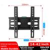 BUDAY TV Wall Mount Fixed for Most 14-42" LED, LCD and Plasma Flat/Curved TVs Max VESA 200X200 Universal TV Bracket view 2