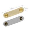 2 Pack Cord Organizer, Leather Cable Management, Earphone Clips Ties, Cable Straps, USB Straps, Stocking Stuffers for Men (Gold) view 2