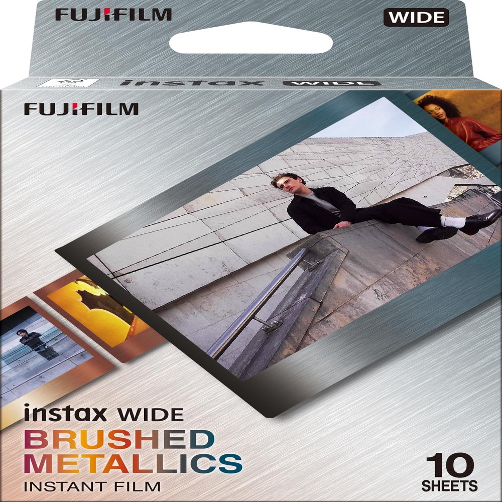 Fujifilm INSTAX Wide Brushed Metallics Instant Film - 10 Exposures