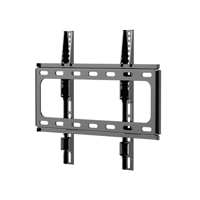 BUDAY TV Wall Mount Fixed for Most 40"-80" Flat/Curved TVs with Max VESA 400X400mm up to 110Lbs Space Saving Universal TV Bracket