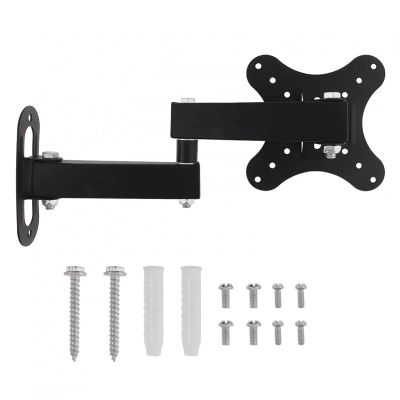 AEHON Universal 10KG Adjustable TV Wall Mount Bracket Flat Panel TV Frame Support 6-8kg Tilt for 14-24 Inch LCD LED Monitor