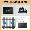 BUDAY TV Wall Mount Bracket Low Profile Fixed for 14-42 Inch Flat Screen TVs & Monitors Universal TV Monitor Mount Max VESA 200x200mm view 3