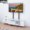 AEHON TV Floor Stand Tall TV Stand Height Adjustable TV Mount Free Standing TV Bracket for 32-65 Flat Panel LED LCD Screens(White) view 3