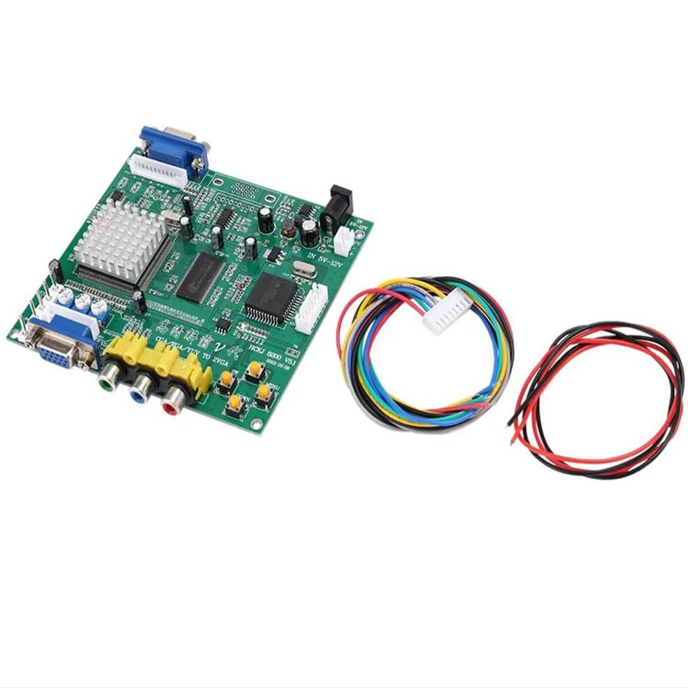 for GBS8200 CGA/EGA/YUV/RGB to VGA Output de Jamma Game HD Video Converter Board to LCD GBS-8200