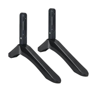 AEHON 2pcs Universal TV Stand Base Mount for 20-50mmLCD TV Not for TV Black Television Bracket Table Holder