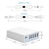 110W GaN Charger with 1 DC Port & 5 USB Ports, 85W Mag 2 L-Tip Power Adapter Charger for Mac Book Pro 13/15/17 Inch, Fast USB Charging Adapter Compatible with iPhone, Android Phones and Tablets view 3