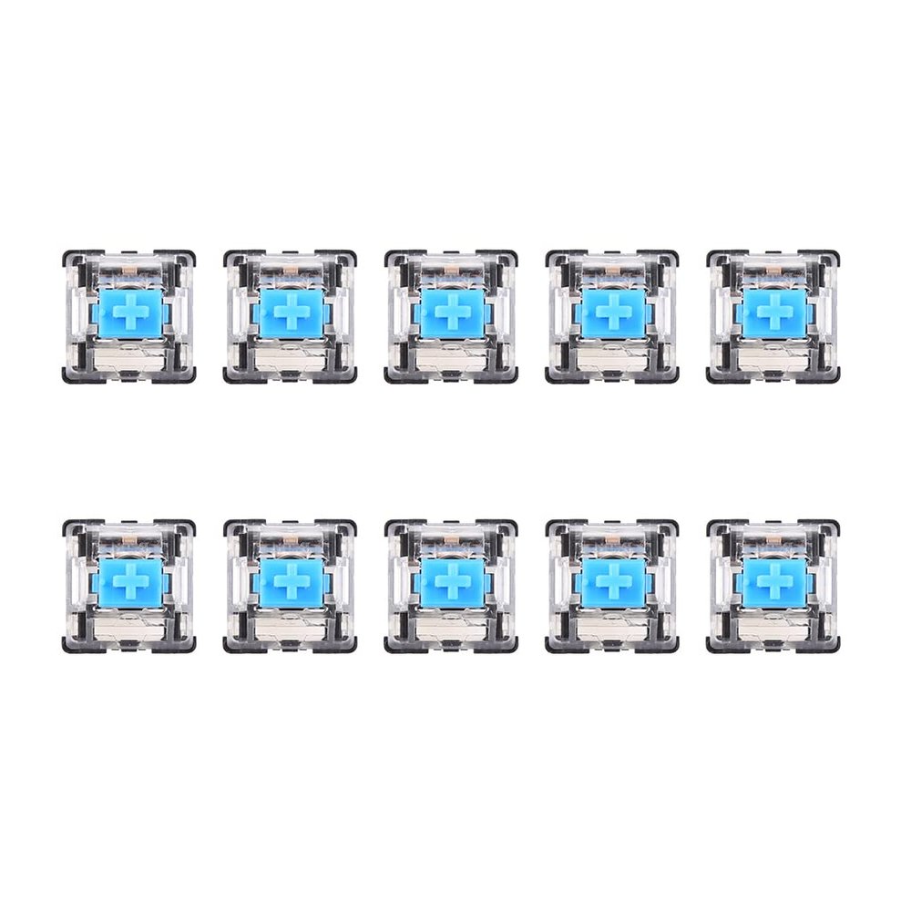 10Pcs 3Pins Keyboard Blue Switches Replacement For MX Mechanical Keyboard