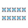 10Pcs 3Pins Keyboard Blue Switches Replacement For MX Mechanical Keyboard view 1