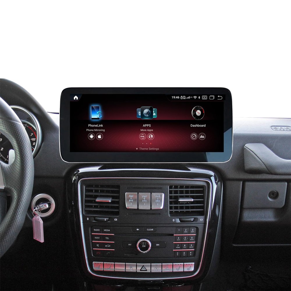 12.3 Inch Android Radio Car Stereo for Mercedes Benz G Class W463 G63 G65 2017-2018 NTG5.0, 4+64G