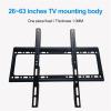 KGFCE 26-63inch TV Support Mount Universal Television Mounting Holder with Level Low Profile Flat TV Wall Mount for LCD LED TV Screen view 4