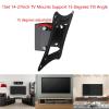 SCRUBY 14-27Inch TV Mounts LCD LED Monitor Wall Mount Bracket Fixed Flat Panel TV Frame Support 15 Degrees Tilt Angle view 2