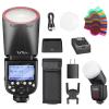Godox V1 V1-N V1 for Nikon Flash Round Head TTL Shot Speedlight 76Ws view 1