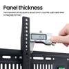 Svapo LED LCD TV Wall Mount Bracket Tilt Adjustable Strengthen TV Support for 26''-60'' Load up to 50kg VESA 400mm*400mm view 2