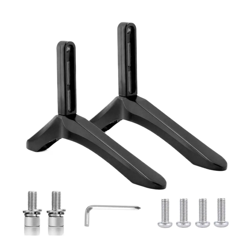VELORE 2Pcs Universal TV Stand Base Mount Bracket Table Holder for 32-65 Inch Vizio LCD TV Not for LG TV Television Access