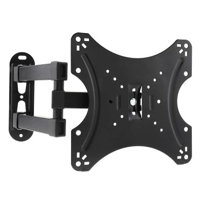 DASEB Universal 18KG Adjustable TV Wall Mount Bracket Flat Panel TV Frame Support 15 Degrees Tilt with Gradienter 14-42 Inch LCD LED